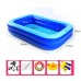 Bathtubs Freestanding Inflatable Children's Inflatable Pool Adult Whirlpool Family Pool Baby (Color : Blue  Size : 26016550cm) - B07H7JJ76S